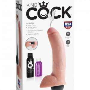 Pipedream King Cock 9" Squirting Cock with Balls
