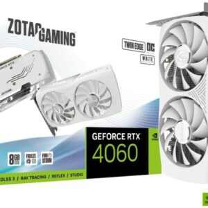 Zotac Gaming GeForce RTX 4060 8GB Twin Edge OC White Edition