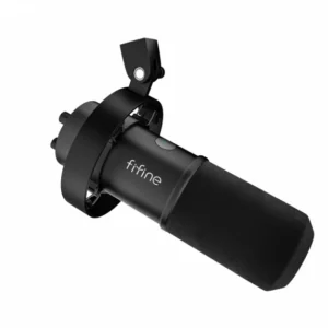 Fifine K688 USB stúdió profi dinamikus gaming mikrofon – fekete