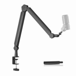 FIFINE BM66 Prémium Fém Mikrofonkar – Stabil, Állítható Boom Arm - Fekete