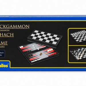 Philos mágneses sakk, dáma és backgammon – 3 az 1-ben játékkészlet